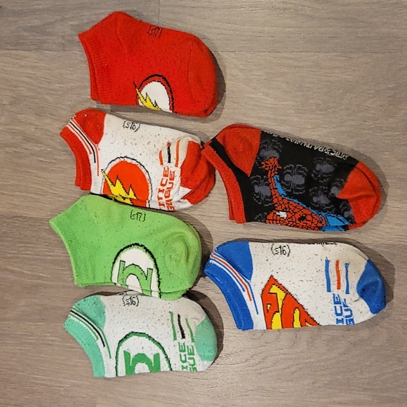 DC Comics Other - 6 Pairs Toddler Superhero Socks